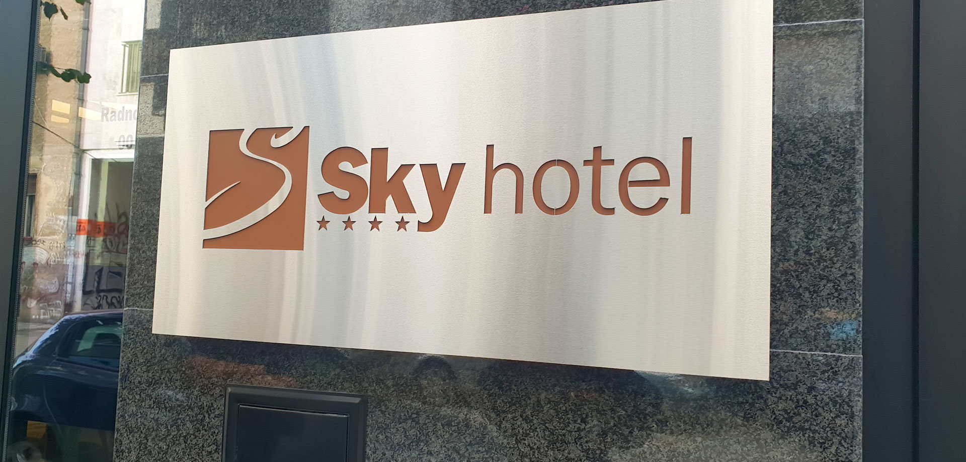 Logo-art - reklamne info table